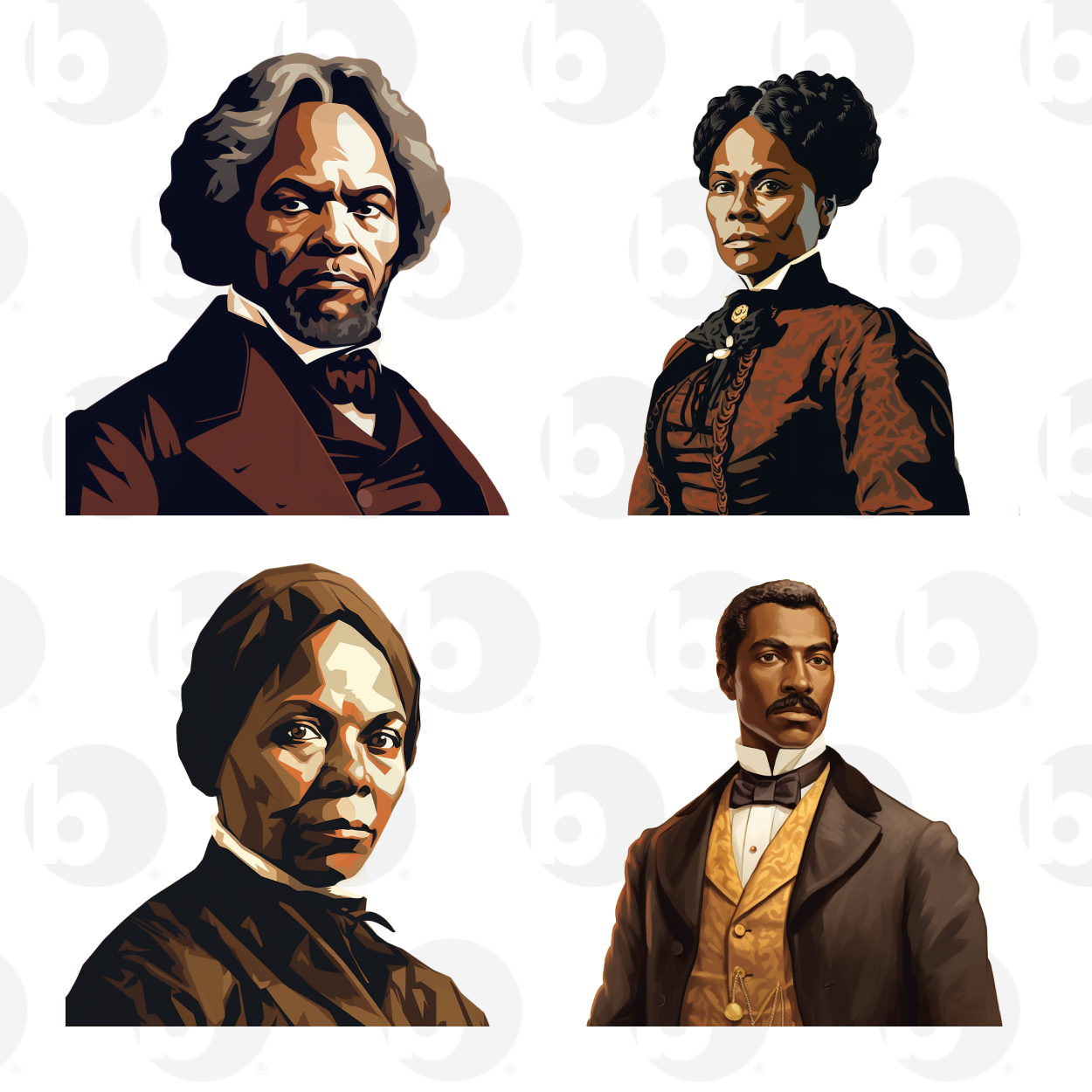 Black History Pack | Black Illustrations